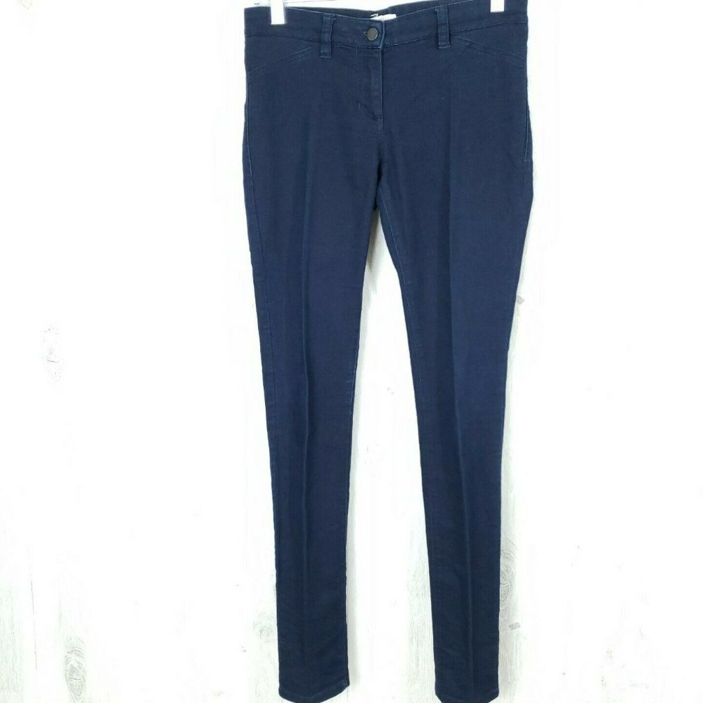 EILEEN FISHER Size 2 Blue Cotton Blend Skin